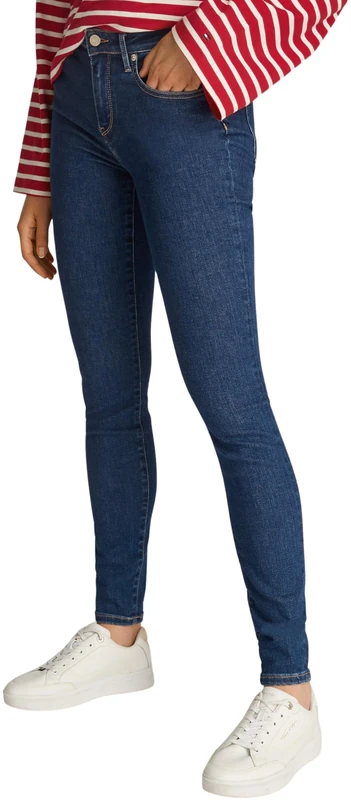 Tommy Hilfiger Women's Como Ace Skinny Fit Jeans, Blue (Ace), 32W/28L