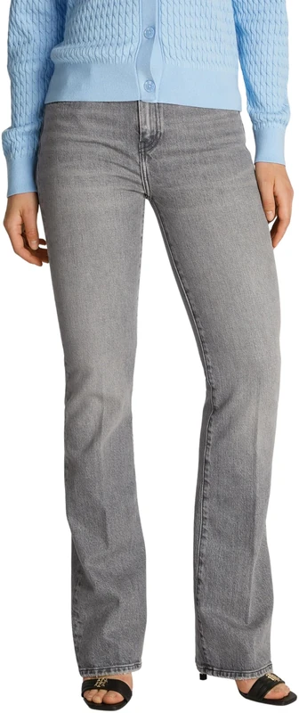 Tommy Hilfiger Women's Noe Bootcut Fit Jeans, Grey (Noe), 26W/34L