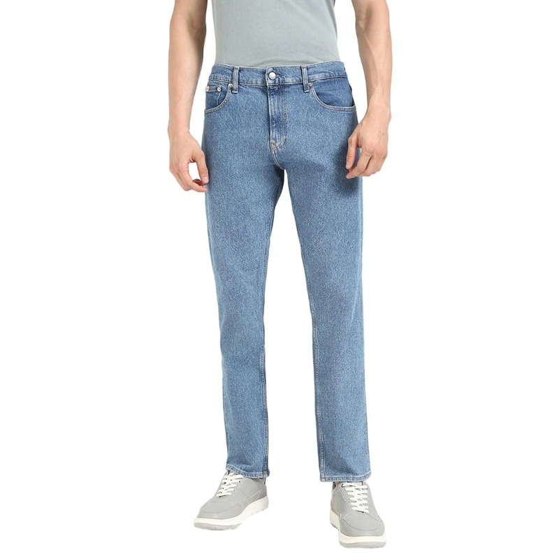 Calvin Klein Jeans Men's Slim Straight J30J327082 Slim, Denim (Denim Medium), 34W / 34L