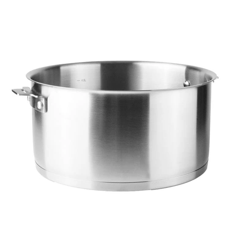 Lacor - 56620 - Body for Combi Saucepan, 18/10 Stainless Steel, Aluminium, 3 litres, Sandwich Thermodifuser Bottom, Stackable, Suitable for Induction, Dishwasher Safe, Oven Safe, ø20cm