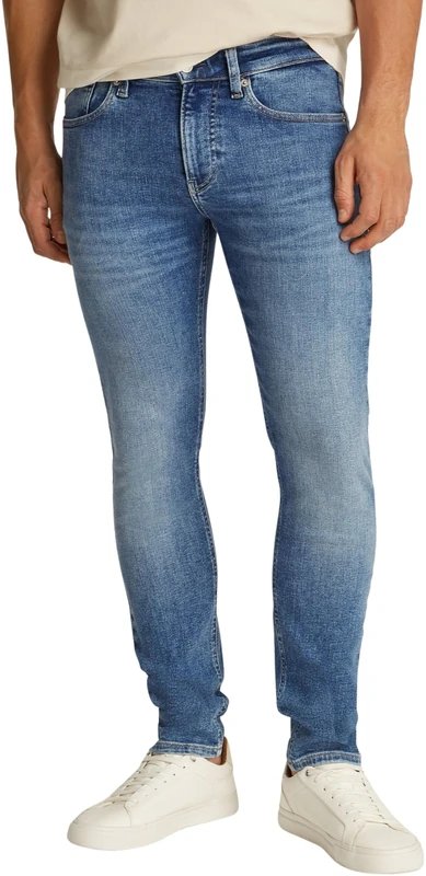 Calvin Klein Men’s Skinny Fit Jeans, Blue (Denim Light), 32W/30L