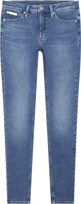 Calvin Klein Women’s Mid Rise Skinny Fit Jeans, Blue (Denim Medium), 34W/24L