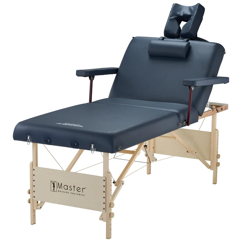 Master Massage Coronado Salon 78cm Lx Lift-Back Portable Massage Table