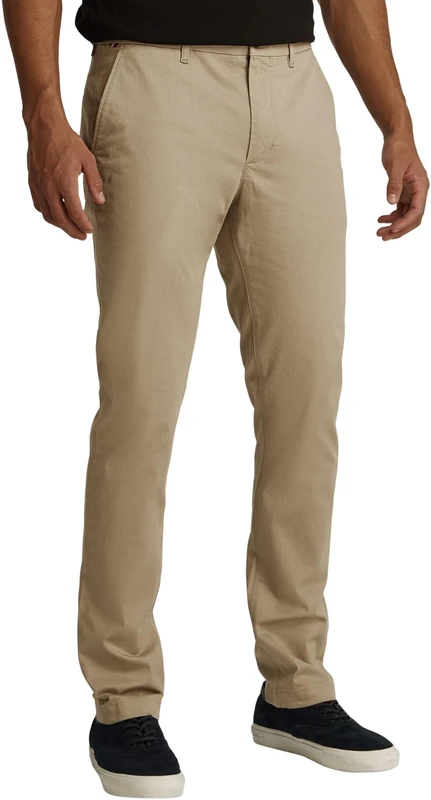 Tommy Hilfiger Men's Printed Structure Bleecker Slim Fit Chinos, Beige (Batique Khaki), 36W/40L