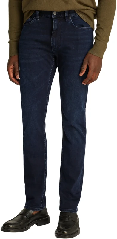 Tommy Hilfiger Men's Bleecker Slim Fit Jeans, Blue (Blue Black), 36W/35L