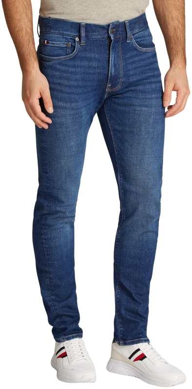 Tommy Hilfiger Men's Bleecker Slim Fit Jeans - Blue 34W/28L - Image 1
