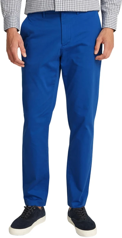 Tommy Hilfiger Men's Tapered Fit Chinos - Blue 36W/30L