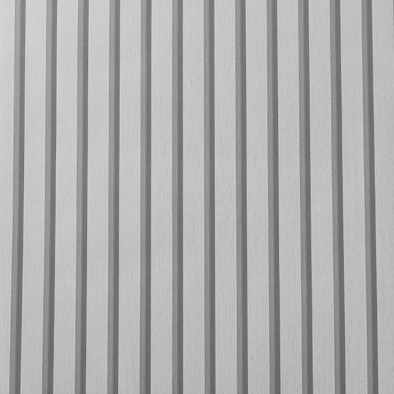 Trafagala Light Gray Oak Wood Slats Wallpaper 53x950cm - Modern 3D