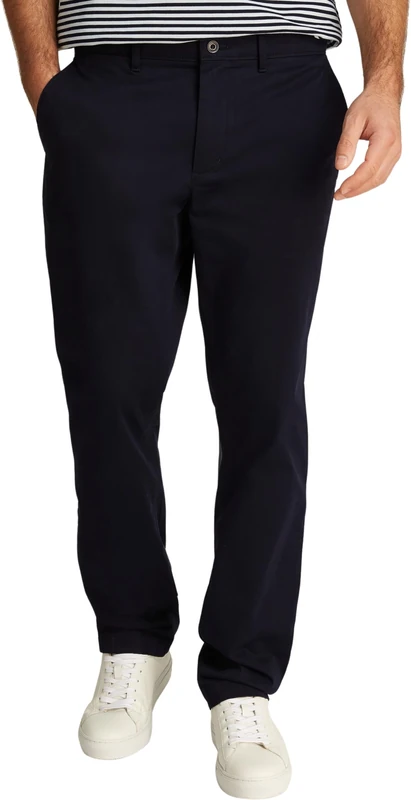 Tommy Hilfiger Men's Denton Satin Straight Fit Chinos, Blue (Desert Sky), 36W/36L