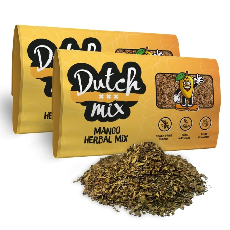 Dutch Mix Mango - Stalk-free & Natural - 100g Quality Herbal Mix - Amsterdam Herbal Mix as used in Coffee Shops