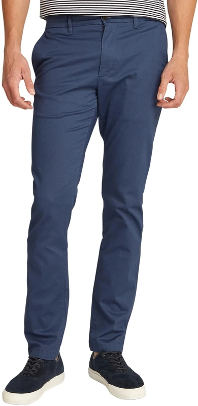 Tommy Hilfiger Men's BLEECKER PRINTED STRUCTURE CHINO MW0MW37714 Chino, Grey, 39W / 36L