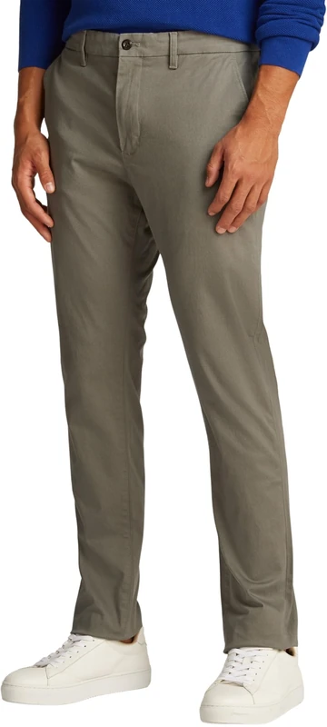 Tommy Hilfiger Men's Bleecker Slim Fit Chinos - Grey 28W/30L