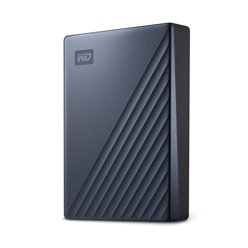 WD 6TB My Passport Ultra, portable external storage, external hard drive, software with defense against ransomware, backup and password protection, Works with PC, Xbox S|X, PS5, PS4, Midnight Blue