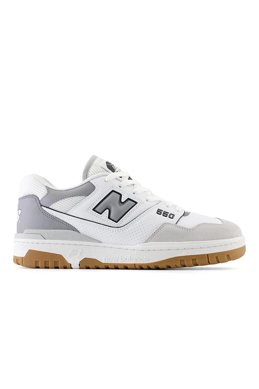 New Balance Men's 550 Sneaker, White, 4 UK