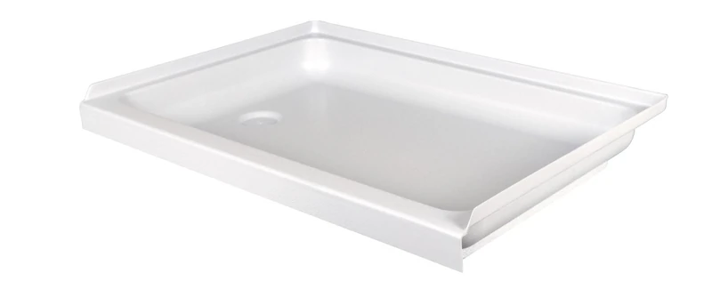 ICON 15237 Shower Pan Assembly SP2432LH-PW, Left Hand Drain - Image 1