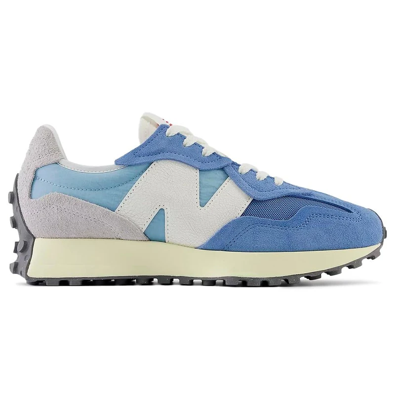 New Balance Men's 327 Sneaker, Blue, 10 UK