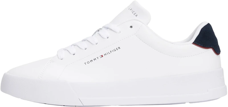 Tommy Hilfiger Men TH Court LTH Detail ESS FM0FM05367, White/Desert Sky, 12