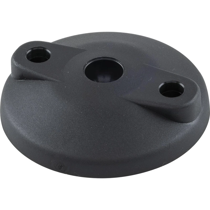 Fath Plate Diameter 120 mm with Hole for Adjustable Foot Ball 15, Machine Base, Plastic