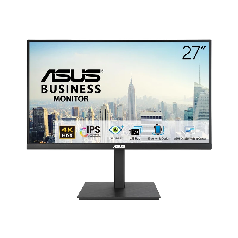 ASUS VA27UQSB Business Monitor – 27-inch, 4K UHD (3840 x 2160), IPS, HDR-10