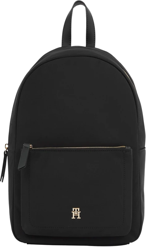 Tommy Hilfiger Women’s Spring Elegant Backpack, Black (Black), One Size