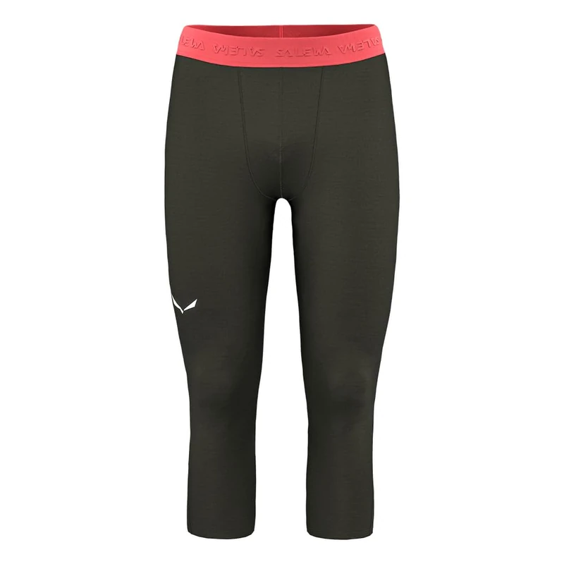 Salewa Cristallo Warm Alpine Merino Responsive 3/4 Tight Men , Green, XXL