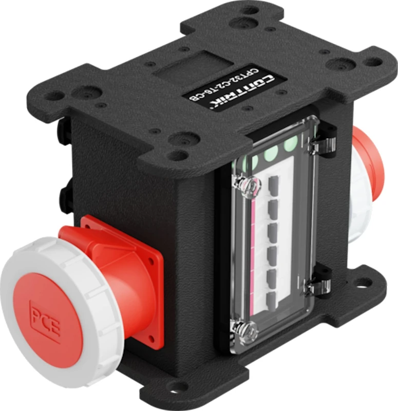 Power Turtle Xtreme Outdoor Power Distribution Box, Compact and Robust with Separate Circuit Protection against Overload (MCB) - Image 1