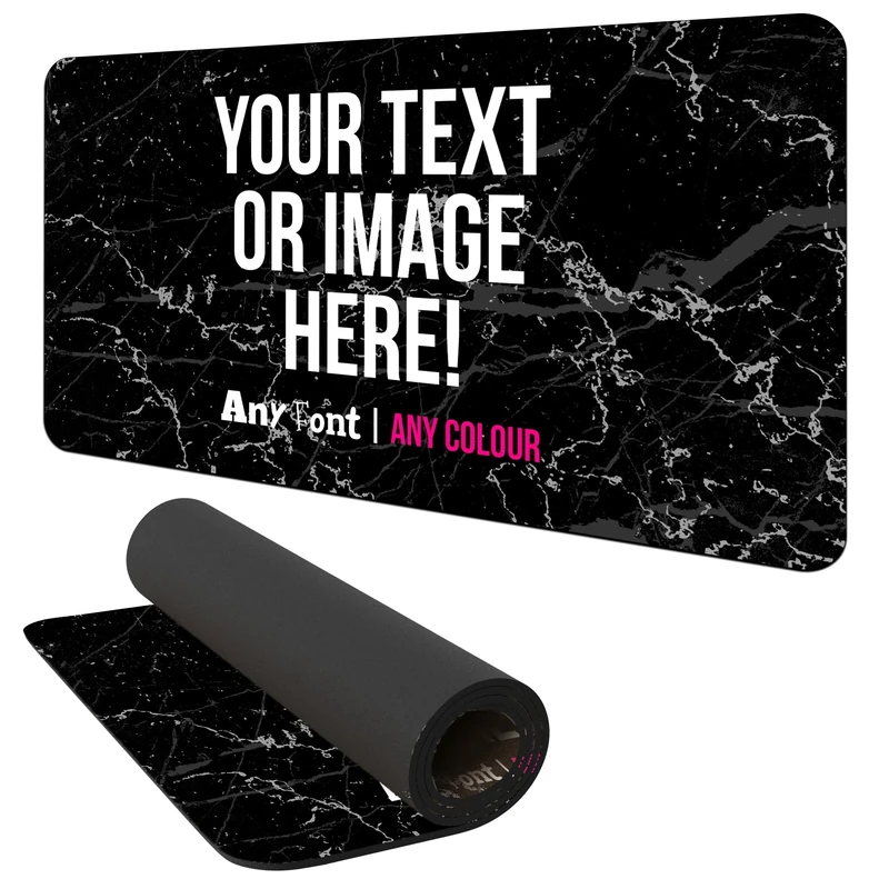 Custom Gaming Mat Large Size Personalised Upload Own Design Photo Anti-Slip Mouse PC Gamer Desk Pad Gift For Computer