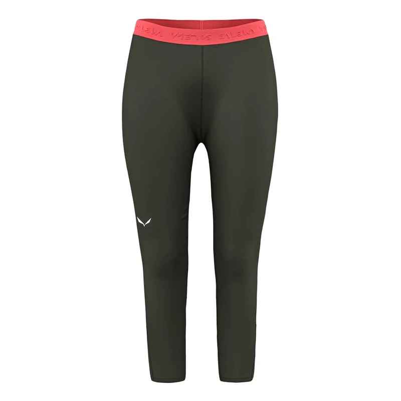 Salewa Cristallo Warm Alpine Merino Responsive 3/4 Tight Women , Green, XL