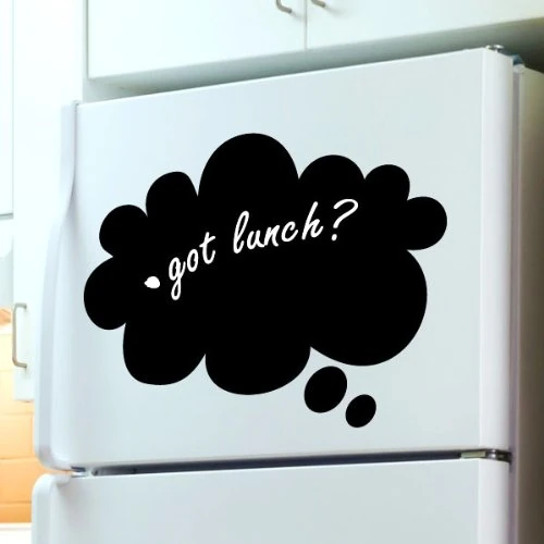 Ambiance Sticker Blackboard Slate – Removable Adhesive Wall Stickers – Cloud – H85 x L135 cm