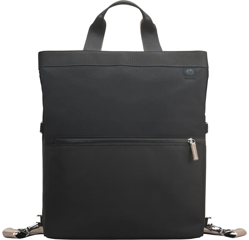 HP Unisex's 14" Convertible Laptop Backpack Tote, Black, 18 litre