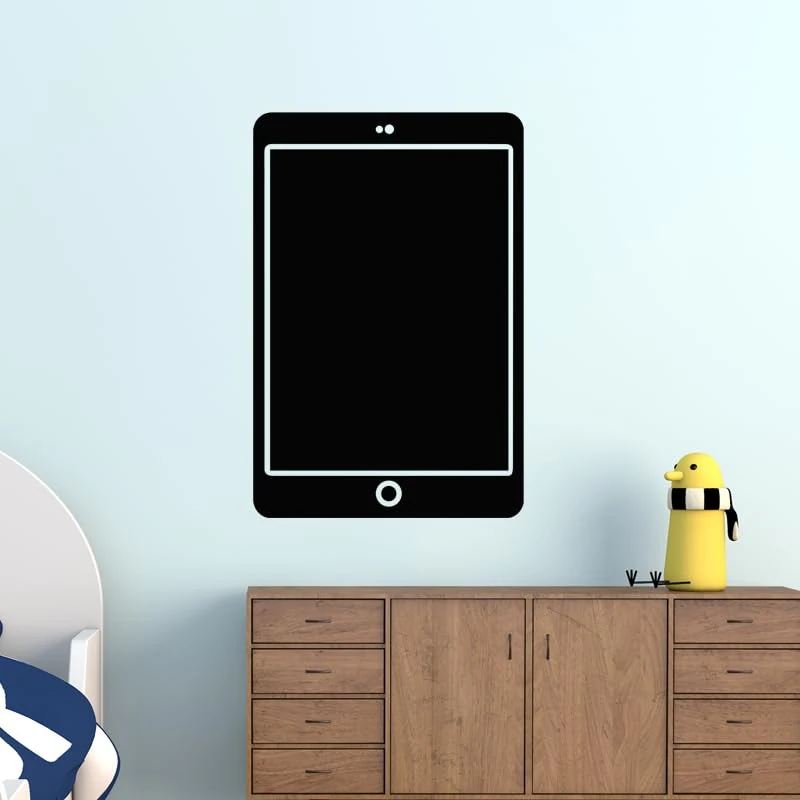 Ambiance Sticker Blackboard Slate – Removable Adhesive Wall Stickers – Smartphone Design – H170 x L115 cm - Image 1