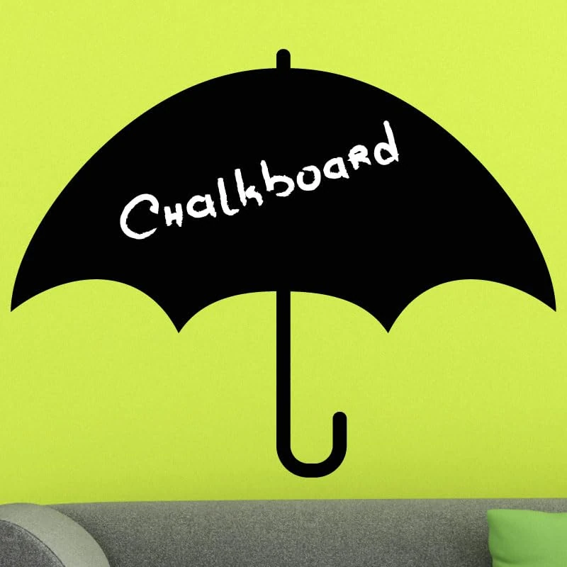 Ambiance Sticker Blackboard Blackboard Wall Stickers Removable Adhesive Umbrella Height 95 x Length 120 cm