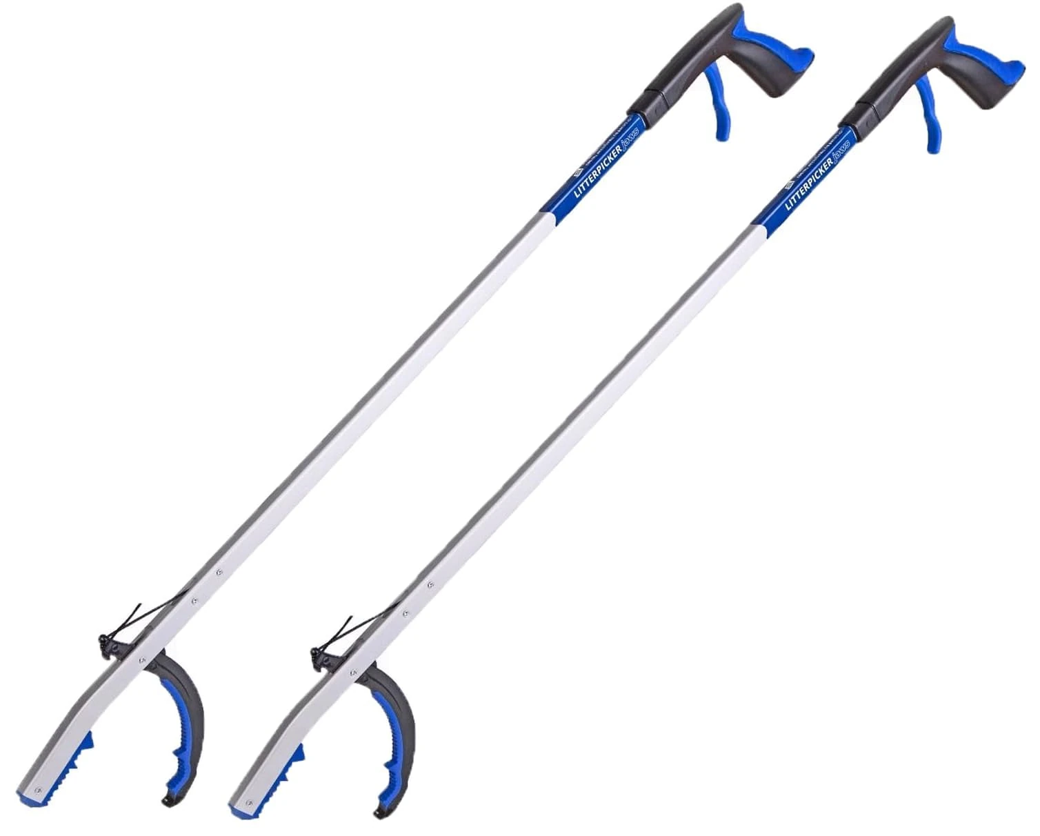 Abbey Garden Litter Picker: Versatile Grab & Grip Tool, Heavy Duty Rubbish Picker, Grabber, Leaf Grabber, Litter Picker for Adults. Durable & Sturdy Elderly & Disabled Grabber Stick (Pack of 2)