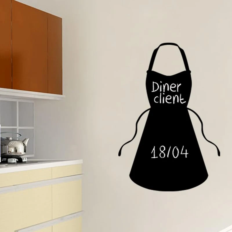 Ambiance Sticker Blackboard Slate – Removable Adhesive Wall Stickers – Kitchen Apron – H65 x L45 cm - Image 1