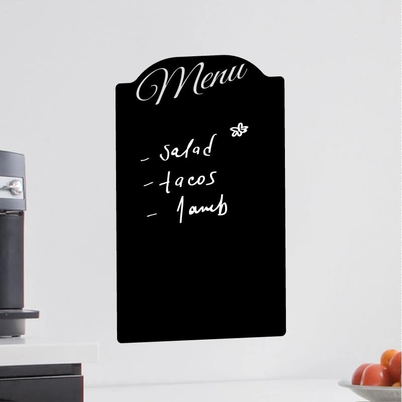 Ambiance Sticker Chalkboard Slate – Removable Adhesive Wall Stickers – Restaurant Menu – H90 x L145 cm