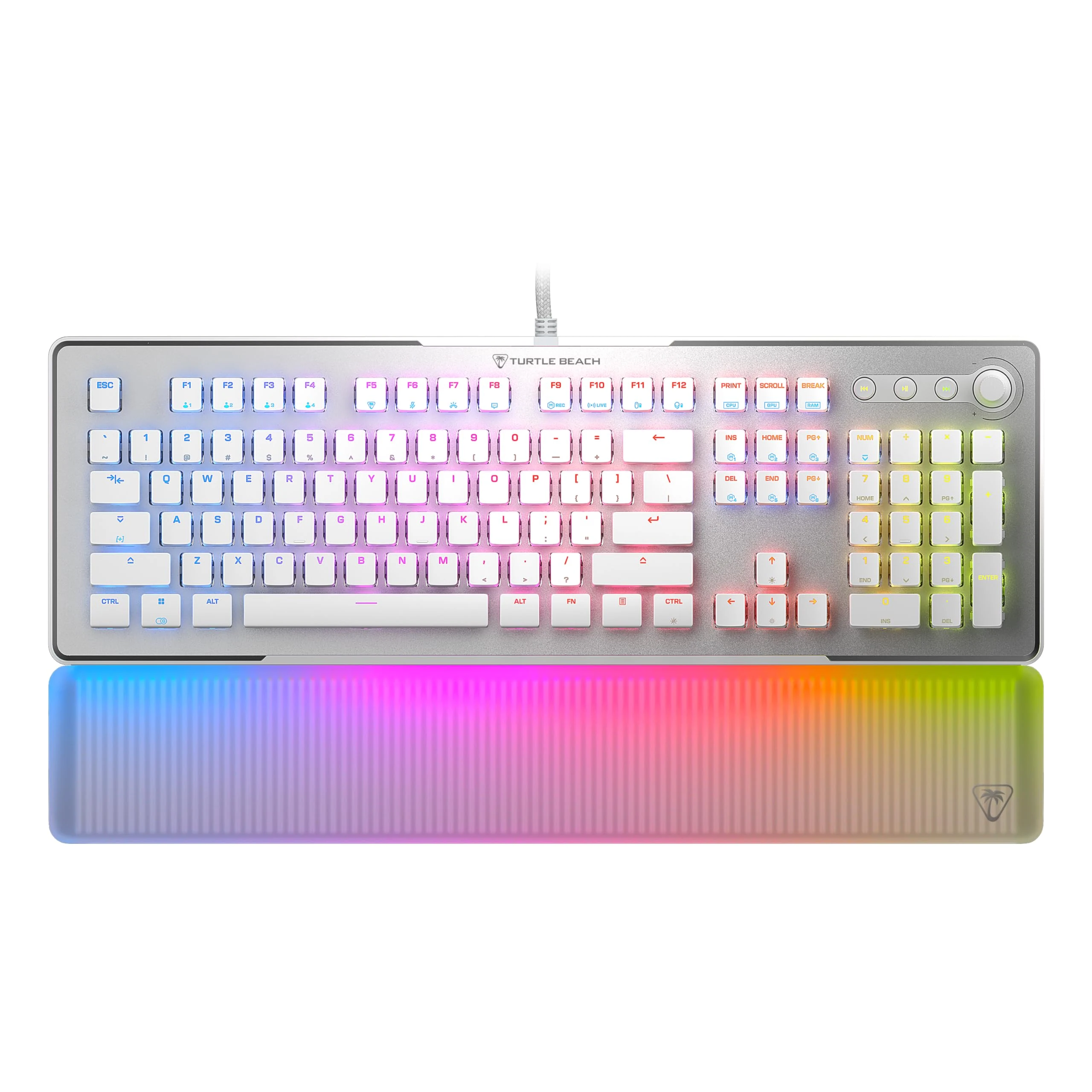 Turtle Beach Vulcan II MAX Keyboard White