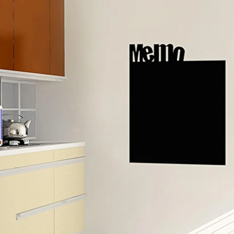 Ambiance Sticker Blackboard Slate – Erasable Adhesive Wall Stickers – Notebook – H95 x L75 cm
