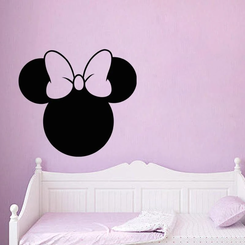 Ambiance Sticker Blackboard Slate – Removable Adhesive Wall Stickers – Mouse Silhouette – H90 x L110 cm