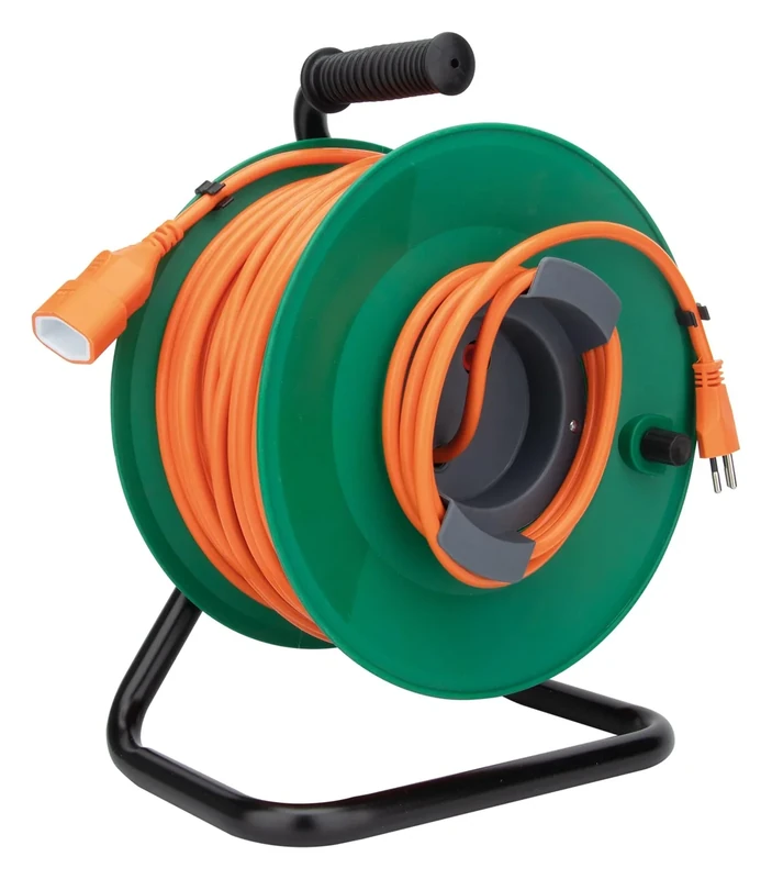 T12/T13 50 m Swiss Garden Reel - Orange/Green Zenitech - Image 1