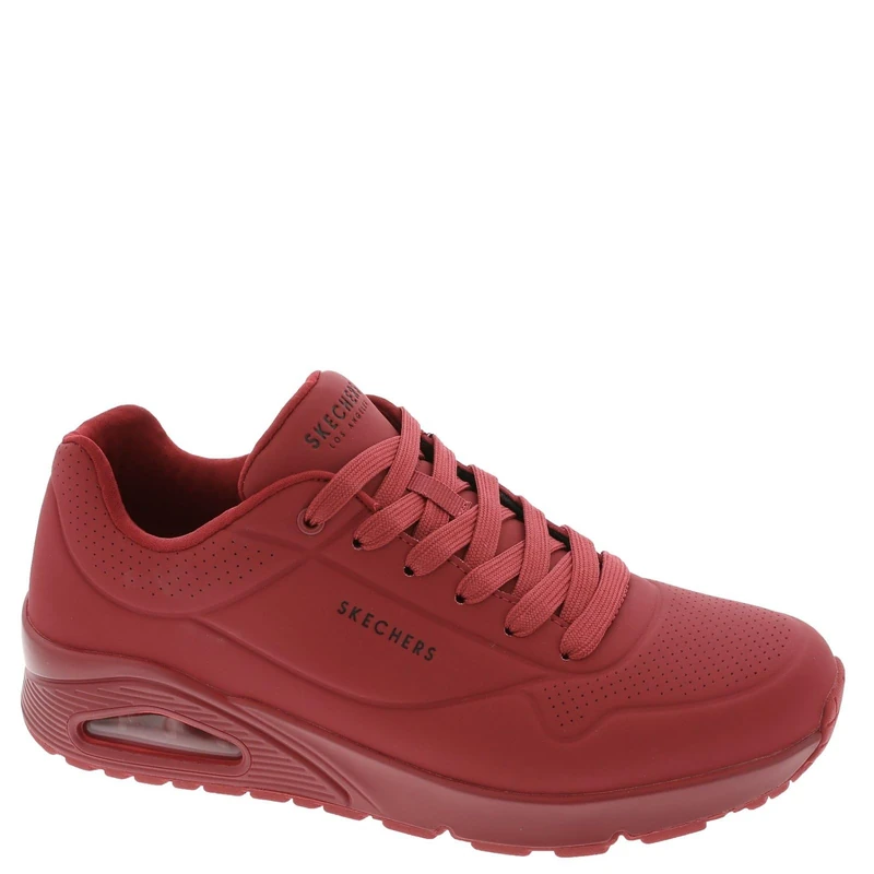 Skechers Men's Uno-Stand on Air Sneaker, Red, 11 UK
