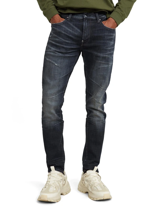 G-Star Men's Revend FWD Skinny Jeans, Blue (worn in mountainous desert destroyed D20071-C051-G753), 32W / 30L