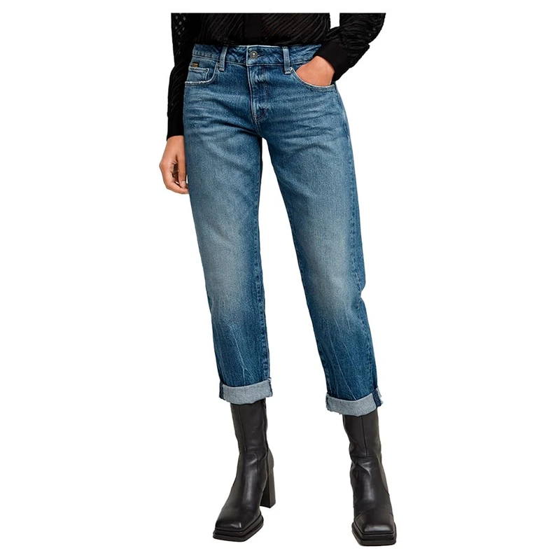 G-Star Women's Kate Boyfriend Jeans, Blue (faded blue marble D15264-D434-G723), 28W / 32L