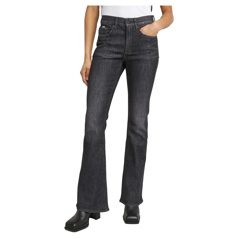 G-STAR 3301 Flare Jeans Skinny Flare Women's , Black (Worn in Asteroid Grey D21290-d535-g916) , 26W / 32L