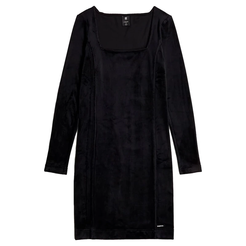 G-Star Women's Velvet Slim Dress , Black (dk black D25040-D422-6484), XS