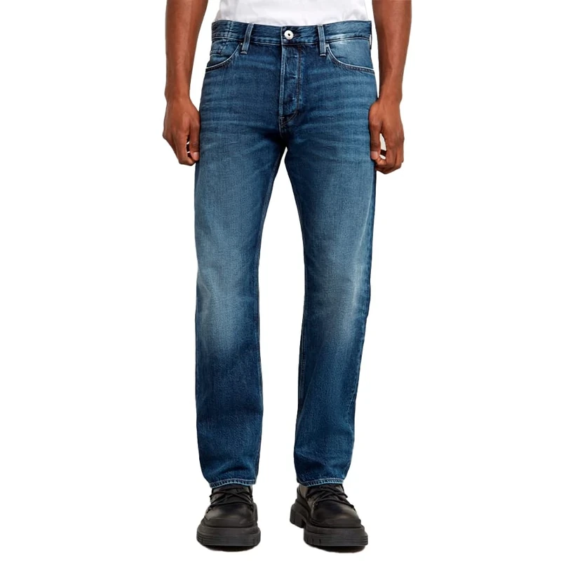 G-Star Men's Dakota Regular Straight Jeans, Blue (worn in waterspouts D23691-D536-G804), 36W / 36L