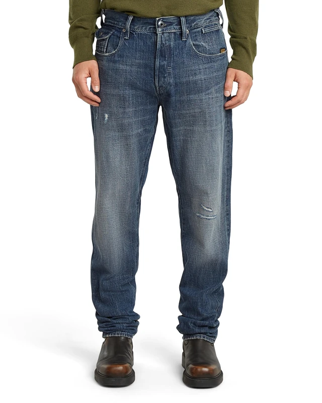 G-Star Men's Morry FWD Regular Tapered Jeans, Blue (Antique Faded Blue Heron Restored D26141-D776-G757), 31W / 32L