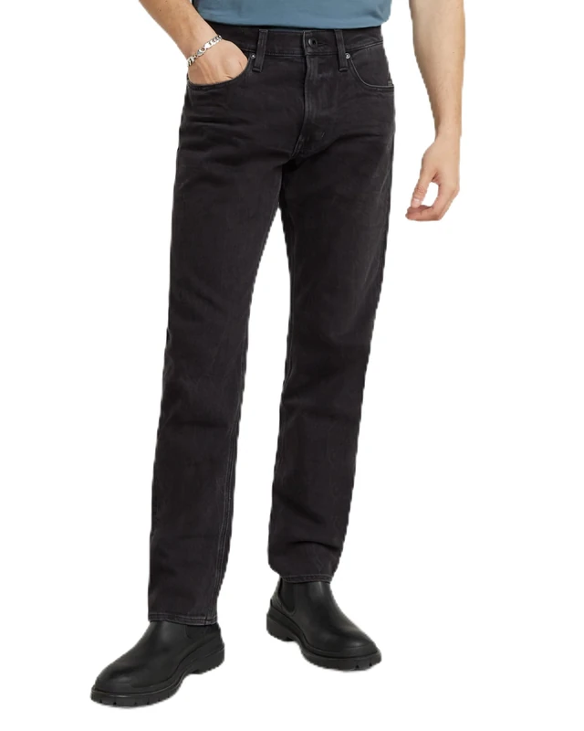 G-Star Men's Mosa Straight Jeans, Black (worn in black obsidian D23692-B479-G756), 38W / 34L