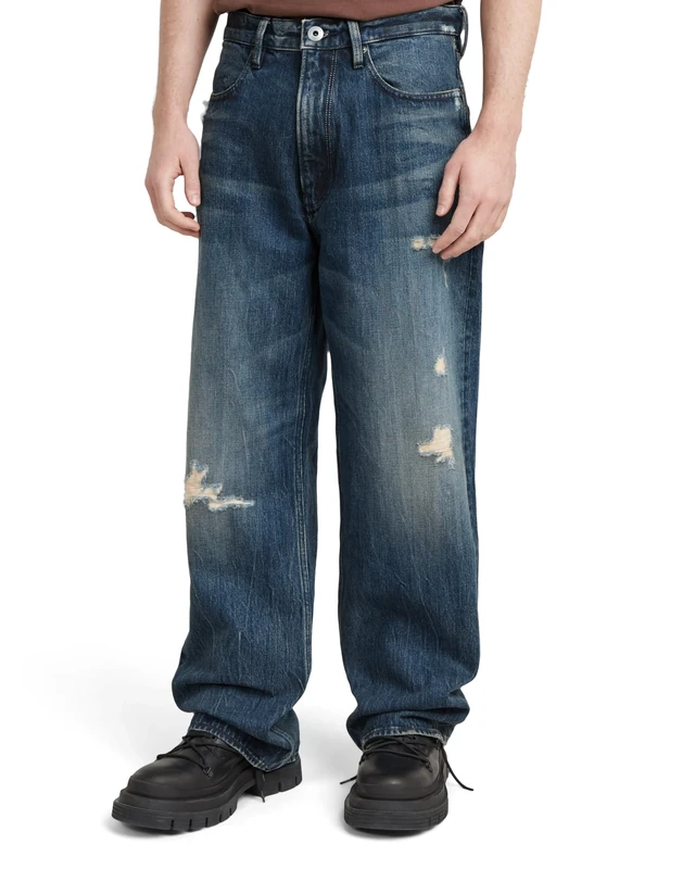 G-Star Men's Type 96 Loose Jeans, Blue (worn in mountain dusk destroyed D23693-D499-G816), 31W / 32L