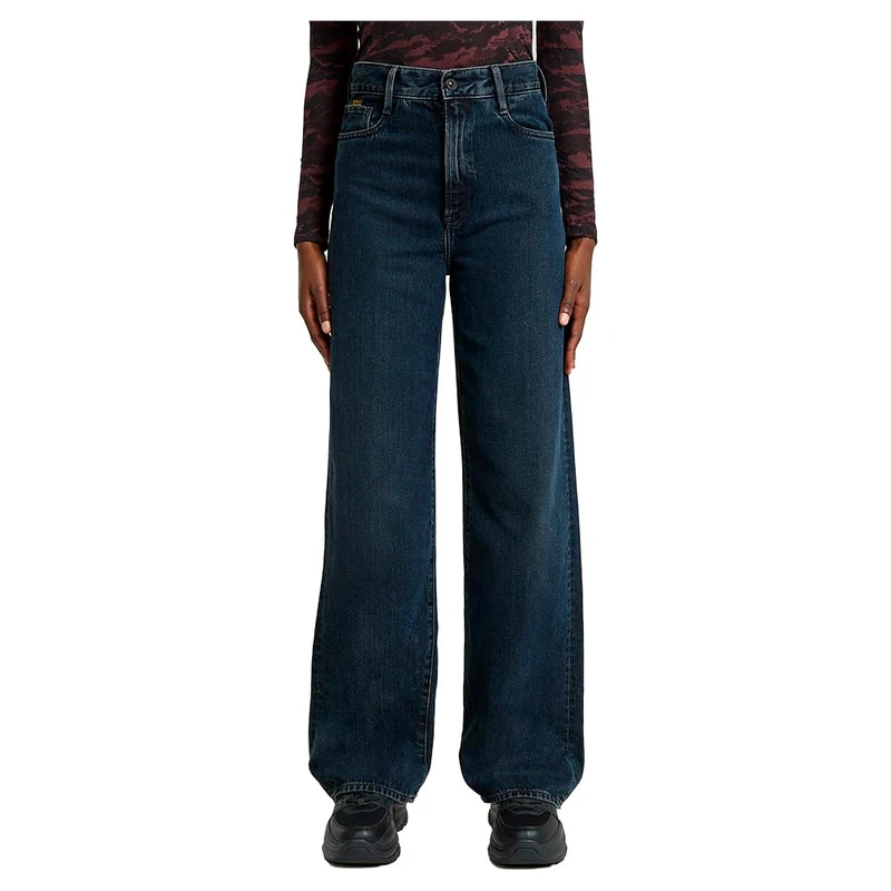 G-Star Women's Deck 2.0 High Loose Jeans, Blue (worn in deep space D23591-D489-G949), 29W / 30L
