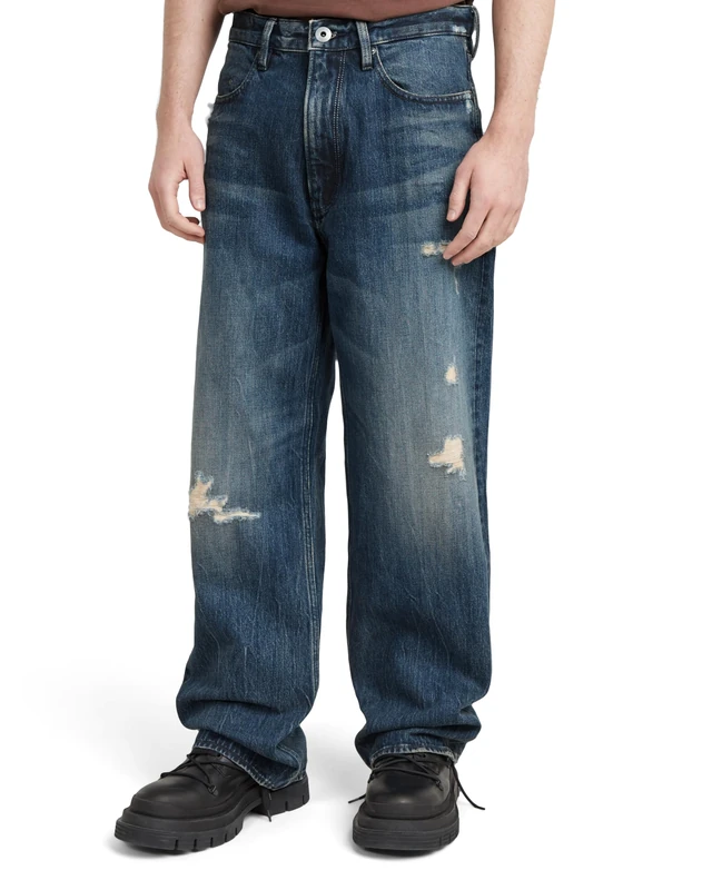 G-Star Men's Type 96 Loose Jeans, Blue (worn in mountain dusk destroyed D23693-D499-G816), 28W / 32L